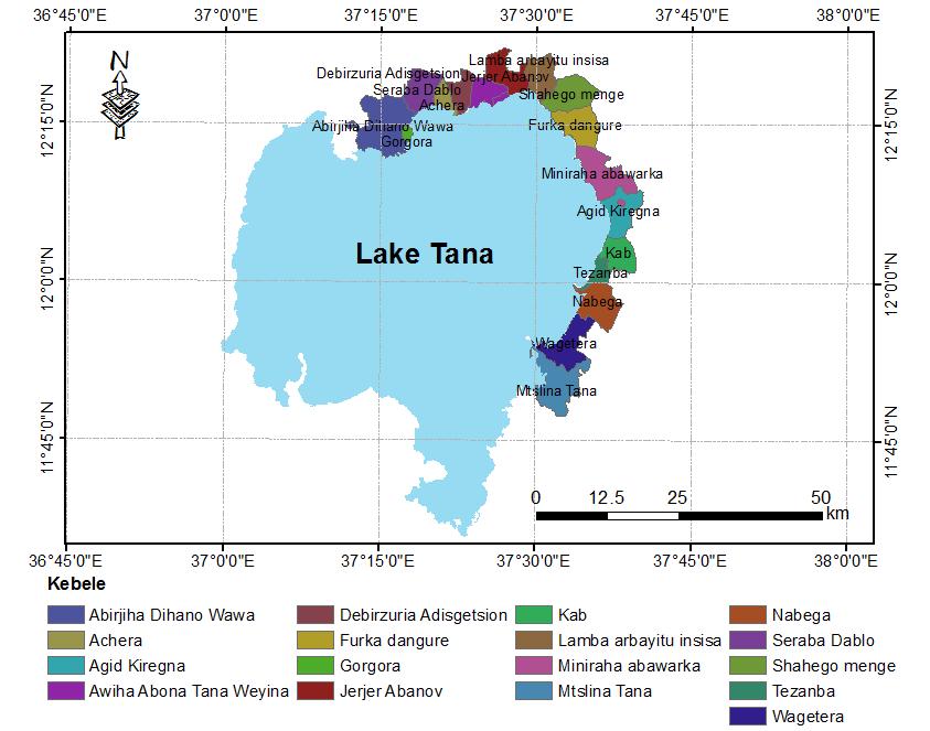 Findings from the Global Collation for Lake Tana A team of researchers from the Global Coalition for Lake Tana Restoration (a US-registered notfor-profit initiative) and Geospatial Center of Bahirdar