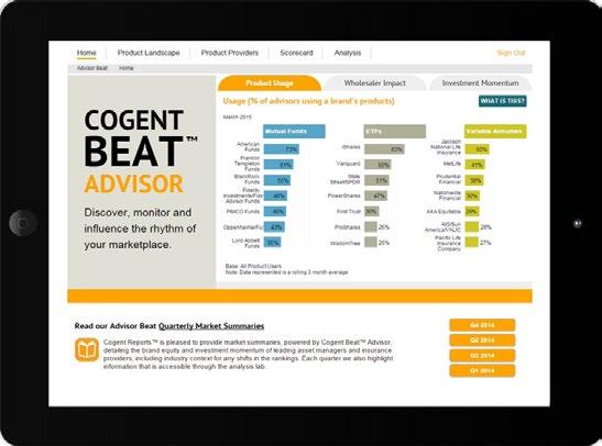Brand Impact Management Suite Cogent Beat Evaluate, track and benchmark your brand against competitors and even predict future trends whenever, wherever and however you want.