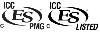 There is no warranty by ICC Evaluation Service, LLC, express or implied, as to any finding