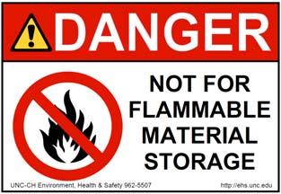Containers of flammable liquids shall not be drawn from or filled within buildings without provisions to prevent the accumulation of flammable vapors in hazardous concentrations. V.