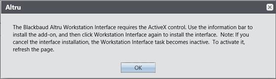 WORKSTA TIONS A ND PRINTING 117 Install the workstation interface in Internet Explorer 11 1. From Tickets, under Initial setup, select Print setup. The Print Setup page appears. 2.