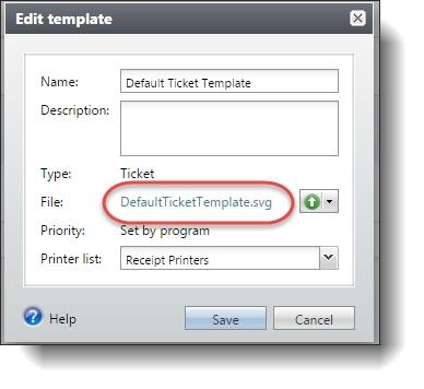 Tip: Save an unedited copy of DefaultTicketTemplate.