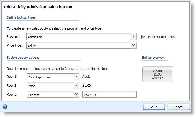 CONFIGURA TION TA SKS 52 Create Combination Buttons If you have combinations in the program, you can configure buttons to sell from the Daily Sales page.