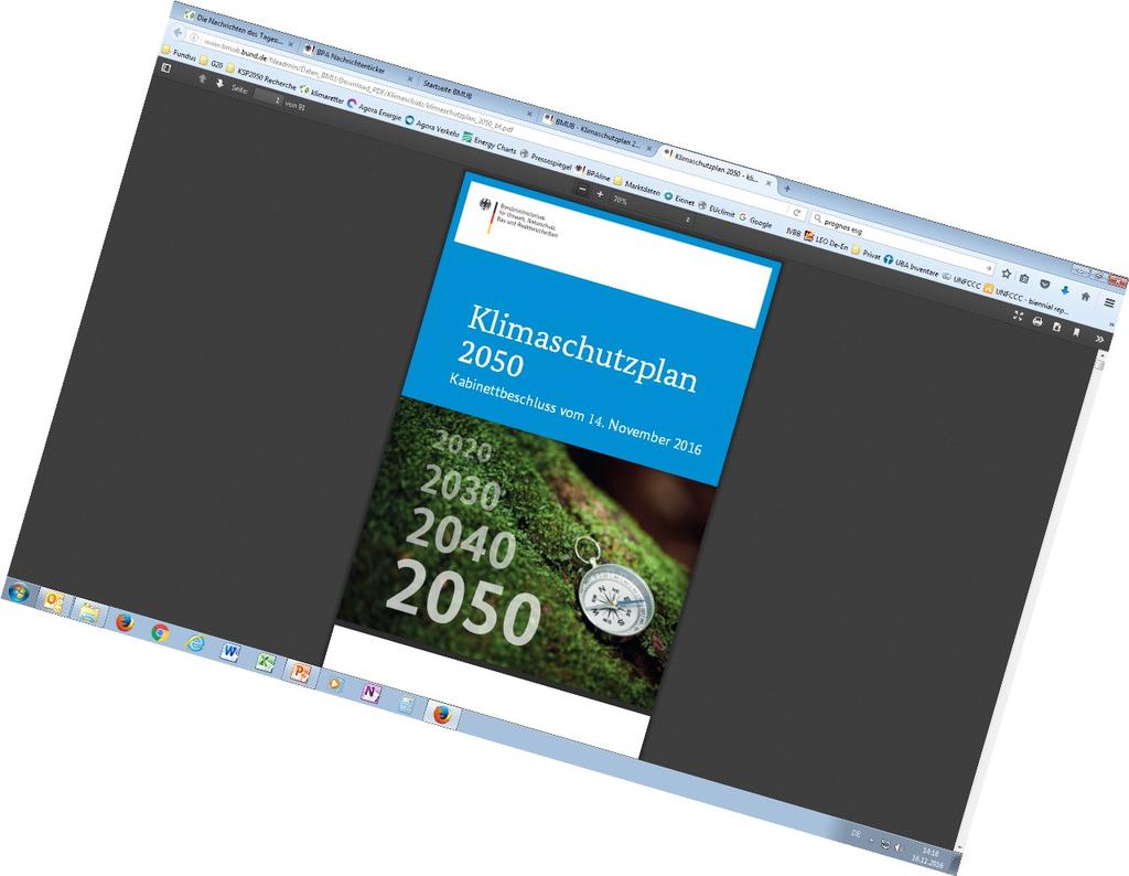 CLIMATE ACTION PLAN 2050 PRINCIPLES AND GOALS OF THE GERMAN