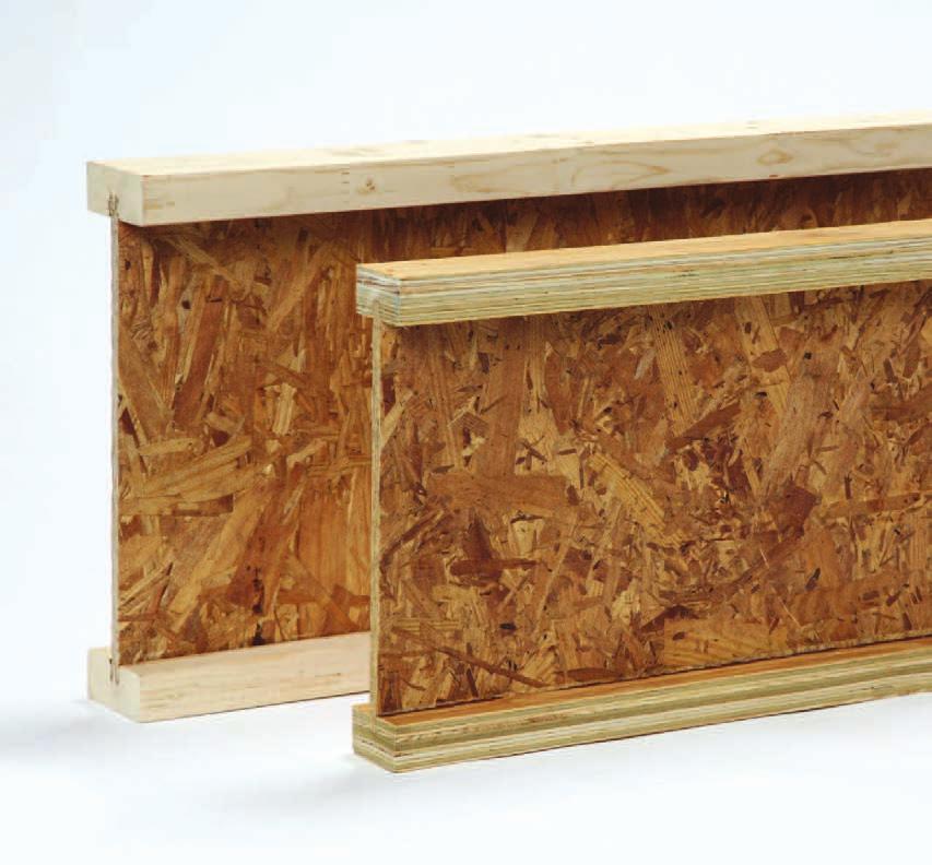 Wood I Beam Joists GPI Series (LVL Flanges) WI Series (Lumber Flanges) All Wood I Beam joists have an enhanced OSB web. Referenced dimensions are nominal and used for design purposes.
