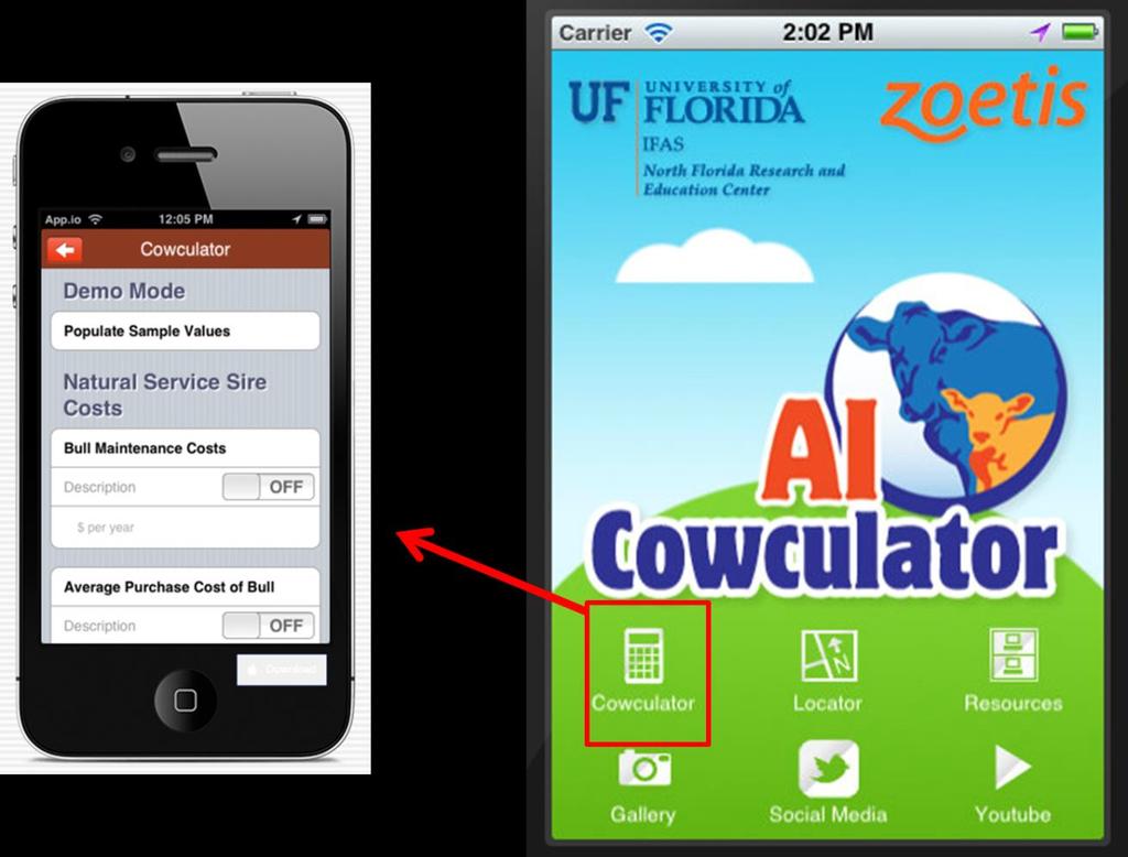 Development of the AI Cowculator Smartphone Application In the process of developing the model in the study above, utilizing a partial budget analysis, we developed a model that may be useful to beef