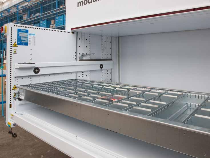LIFT technologies our Advantage: why choose Modula LIFT technologies? OPERATOR SAFETY Modula vertical lift modules are all TÜV-GS certified for safety.