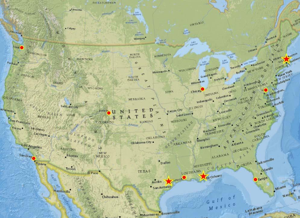 Locations Locations TRG Headquarters Houston, TX Regional Offices Anchorage, AK Boston, MA (Auburn)