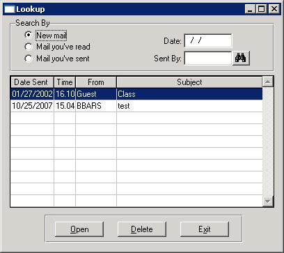 BARSMail2 Email Module Each employee can read and send