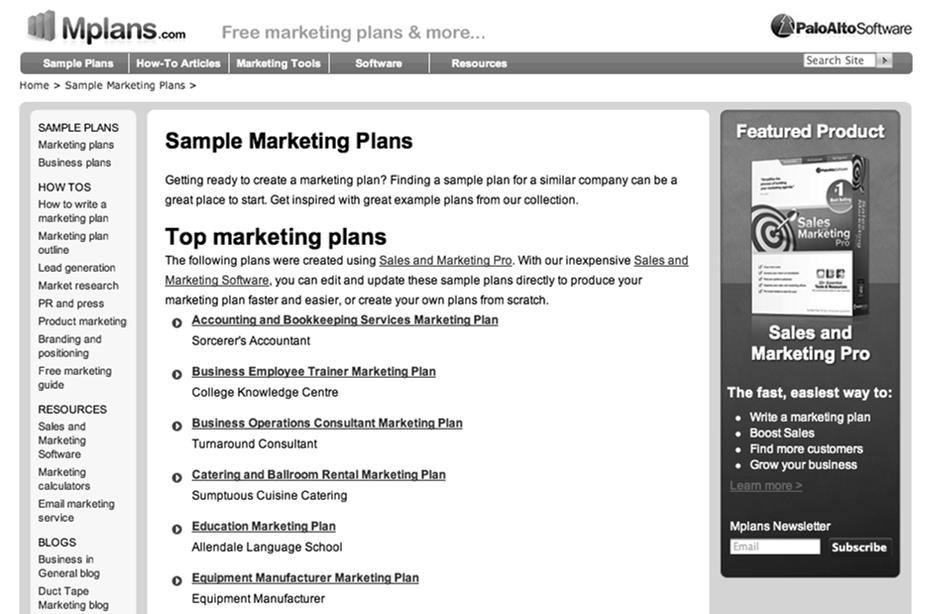 Review Sample Marketing Plans 5 What is the Value of a Good Brand?