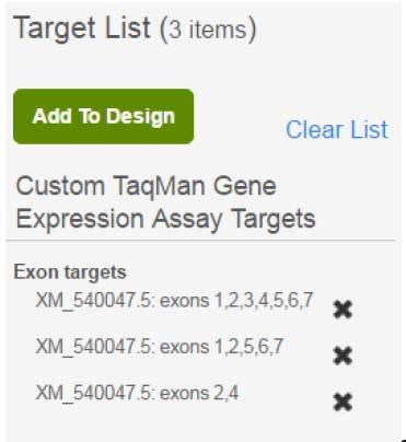 Chapter 3 Design and order Custom TaqMan Gene Expression Assays Submit sequences 3 d.