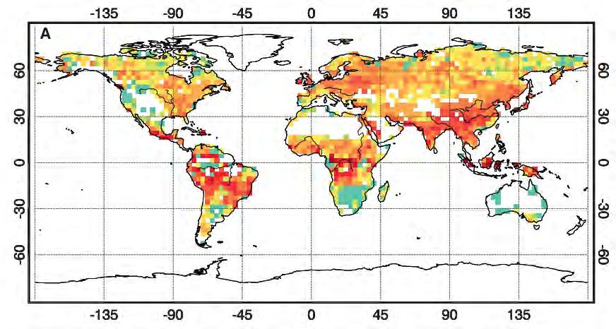 Bloom et al./ Science (10 January 2010) suggested that wetlands and rice paddies contribute 227 Tg of CH 4 and that 52 to 58% of methane emissions come from the tropics.