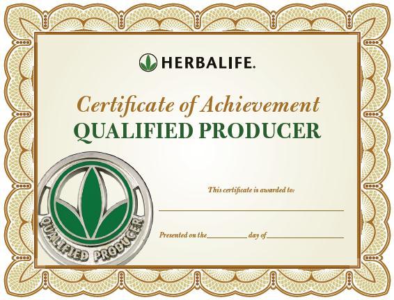 Marketing Plan Qualified Producer Benefits Higher Fixed Discount on purchasing Herbalife products 42% Fixed Retail Profit