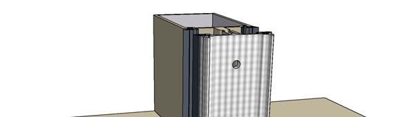 Refer to the final approved shop drawings for screw spacing. B. Torque screws to 80 inch-pounds. C.