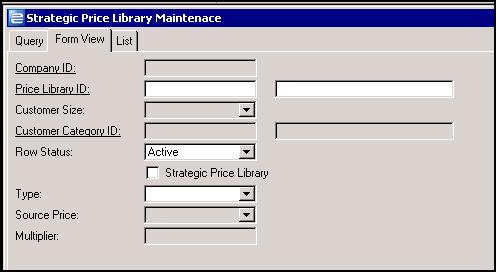 Analysis Category Tab 155 Defining Libraries ( Library Maintenance) Note: Library Maintenance is available for the Silver, Gold, and Platinum tiers.
