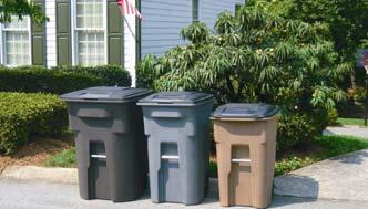 to give incentive to recycle more and dispose of less 35 gallon refuse = $18.