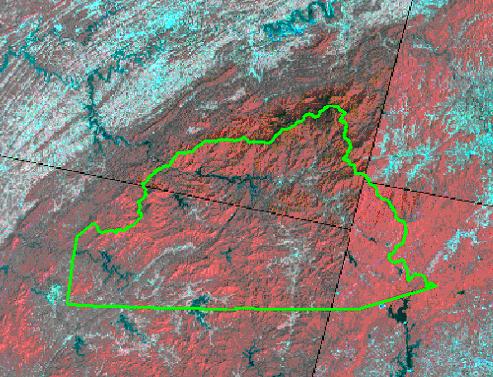 Transition ETM+ (Landsat 7) April 2000 Leaf-off ETM+ (Landsat 7) October (Path 18) 2001/ December (Path 19) 2001 Leaf-on