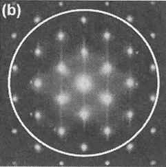 waves scattered in the specimen Disadvantage: strong influence of t, orientation, scattering factor, defocusing Advantage: image of the atom structure of the crystal lattice OA T + n.
