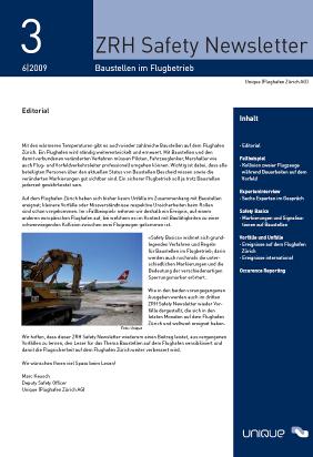 ZRH Safety Newsletter Structure Safety Basics, Case Study Expert Interview or
