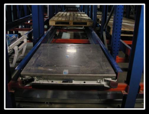 Load/unload with forklifts or automated by