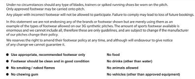 STADIA 3G CONSTRUCTION & INSTALLATION Appendix 5 Suitable Footwear Guidance Reference should be made to individual manufacturers