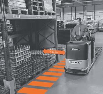 The smart way Execution of individual order picking preferences: simply stop igo neo CX 20 in the desired position.