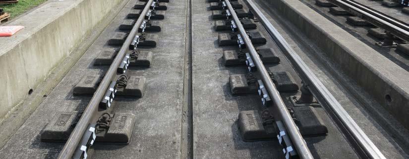 The benefit that rail dampers provide is largest on tracks with low decay rates, meaning that typically rail dampers will provide more reduction of rail noise on slab track than ballast track.