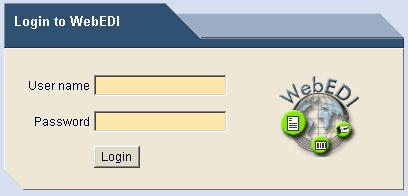 com for the EDI-/WebEDI Portal. 3. Click on the link Login WebEDI OBP to get the login for WebEDI OBP.