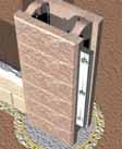 Shim and adjust as necessary and brace as required. The 2 x 12 post spacer can be used by sliding it through the panel area.