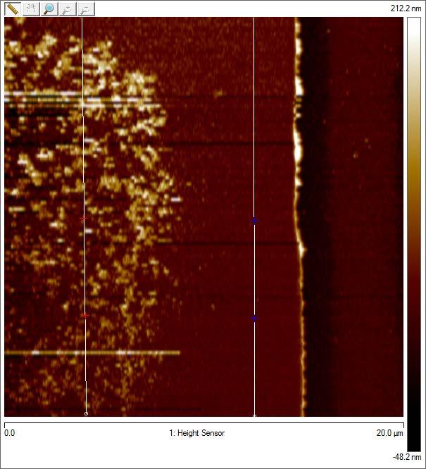 In-situ SEI formation ~1 minute after the previous scan Thickness continues to