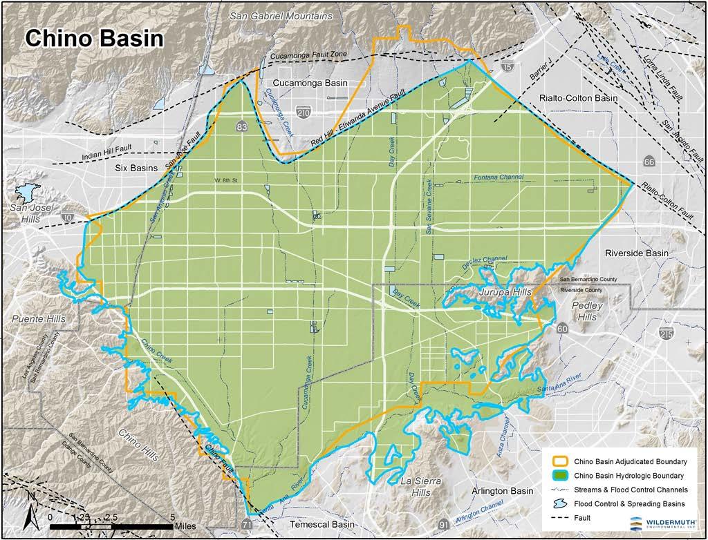 Section 4 Monte Vista Water District Figure 4-1: Chino Groundwater Basin Boundaries and