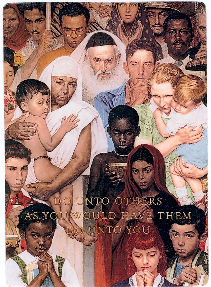 Cooperate in diversity Do unto others as
