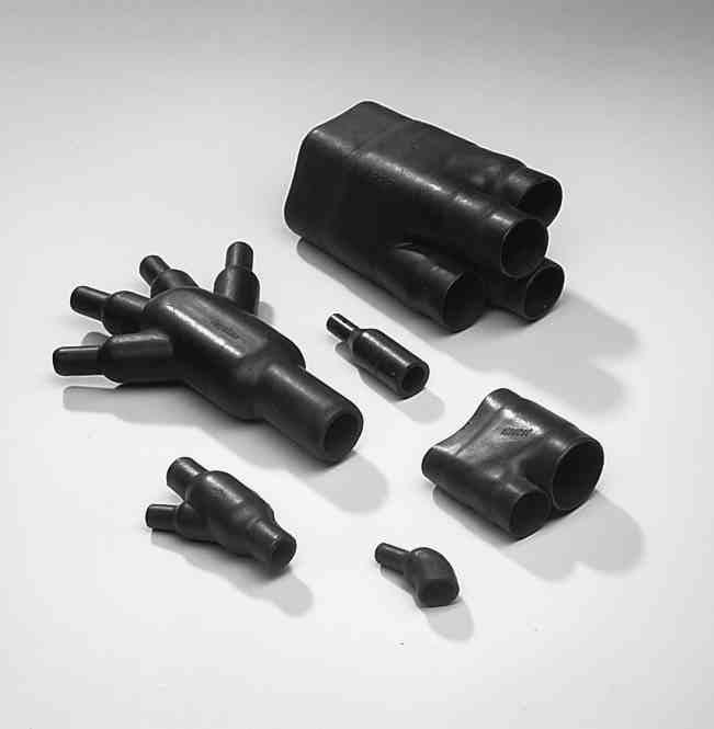 Molded Parts General Information 4 Bulbous Molded Parts Raychem bulbous-shaped molded parts provide rugged mechanical and environmental protection, meet numerous specifications, and have been used