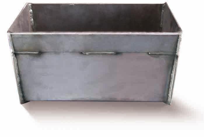 AC STEEL AC WELDED STEEL Industrial Welded Metal Elevator Buckets WELDED STEEL AC WELDED STEEL A C Welded Steel b uckets generally utilize a 3-piece construction; the end caps fi t on the outside of