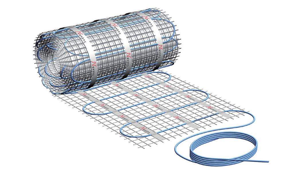 MILLIMAT Heating mat Nexans has developed this heating mat for renovation projects.