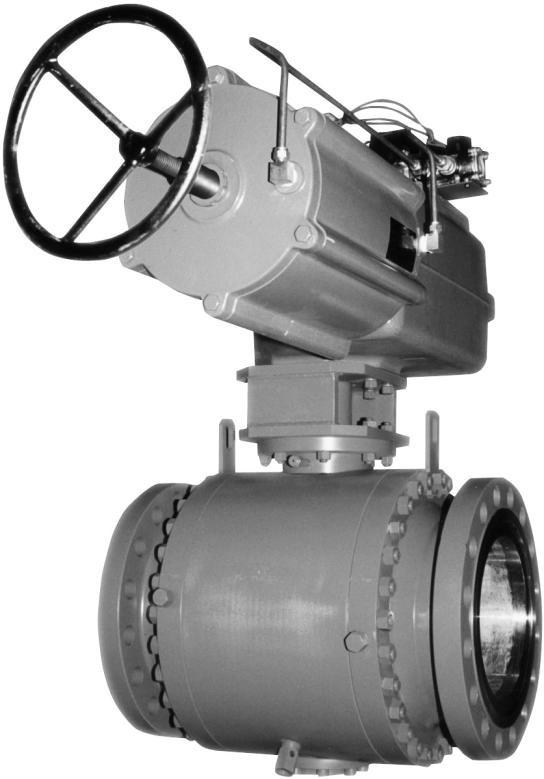 Page 16 BALL VALVES G Trunnion Mounted Ball Valve G series valves are trunnion mounted, polymeric seated ball valve, Which provide bubble-tightness over an extensive of temperatures and pressures.