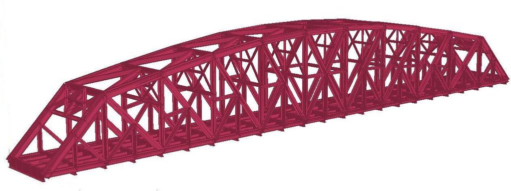 2.3 Modeling of Hardinge Bridge Modeling of Hardinge Bridge is carried out by commercially available STAAD.Pro software.