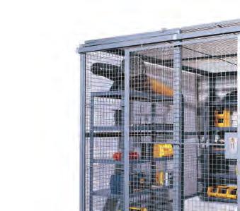 ZZANINES 15 ed Platforms & Partitions 15 SECURE LOCK-UPS SECURE STORAGE SECURE PROTECTION Security & Fencing Partitions