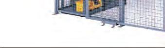 guarding Security cages for archival record storage or general storage with limited access As rack guards to protect