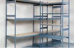 22 Heavy Duty Boltless Shelving HEAVY DUTY BOLTLESS SHELVING An easy to assemble Heavy Duty Shelving for hand loaded and hand stack operations.