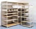 BOLTLESS Boltless Shelving 23 23 Medium Duty Boltless Shelving Smaller in size and capacity than our Heavy Duty product, it s excellent for record storage, bin boxes, bulk storage, small parts