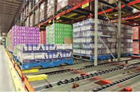 STORAGE Solutions 5 Pallet Flow Rack OPERATIONAL CONSIDERATIONS Advantageous for low SKU counts, with high activity and pallet in/pallet out movement, where strict FIFO is required Eliminates