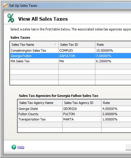 Tax Codes In order to allow for the proper calculation of tax in both Manage and Sage 50, you need to map the Tax Code you have set up in Manage to the tax code you have set up in Sage 50.