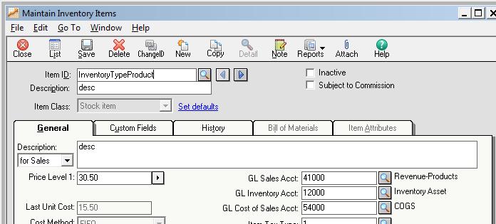 Products If you have Products in Manage that you keep track of, then the Product ID field on the Procurement > Product Catalog screen in Manage must be consistent with the Item ID field on the