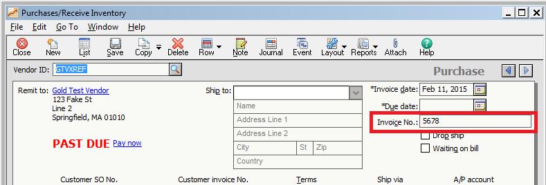 Item Receipts Purchase Orders are not created in Sage 50. Instead, when you see a "PO" in the list of exports, you are actually seeing an Item Receipt, i.e. a Packing Slip.