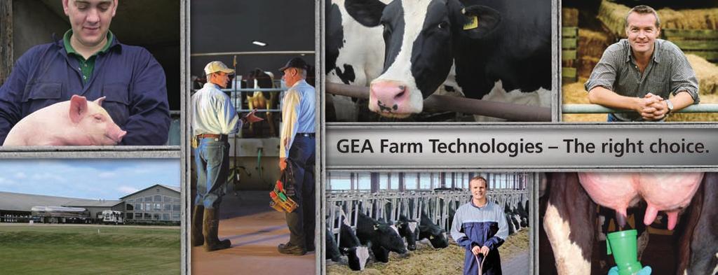 GEA Farm Technologies The right choice. GEA Farm Technologies GEA Farm Technologies, Inc. 1880 Country Farm Drive, Naperville, IL 60563 USA Toll Free: 1.877.WS.DAIRY www.gea-farmtechnologies.