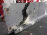 0040 Contour Plot of Shearing Strains Prestressed concrete corbelled spandrels SP17.8CB60.45.R.O.E. (photo mirrored) -0.0040-0.0029-0.0017-0.0006 0.0006 0.0017 0.0029 0.