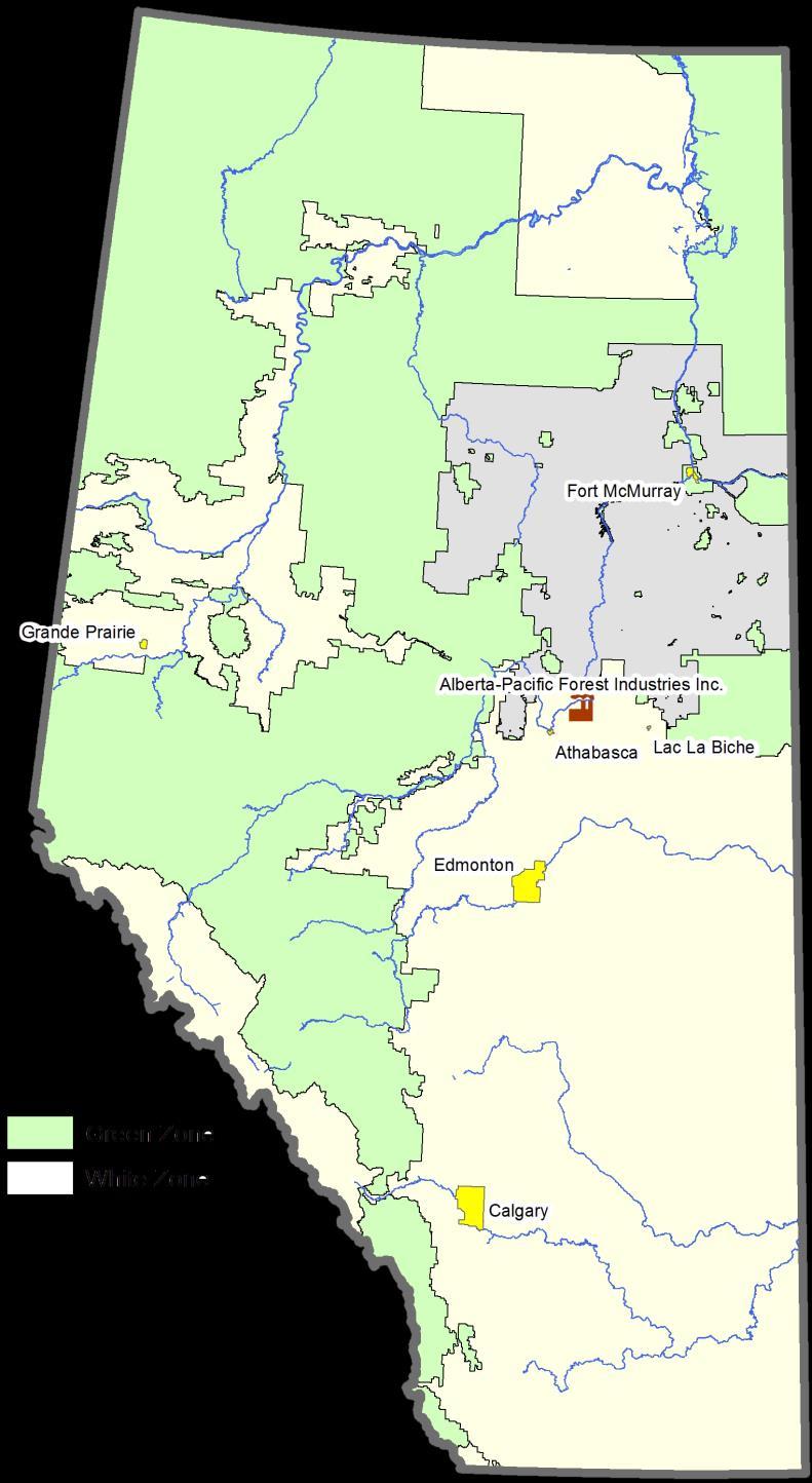 About Alberta-Pacific Newest & largest single line Kraft pulpmill in North America - 1993 63,738 km 2 boreal mixed