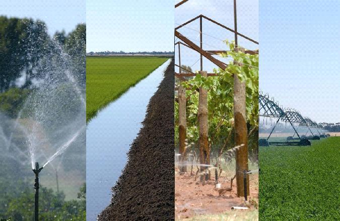 Irrigation crop and technology changes Water use efficiency