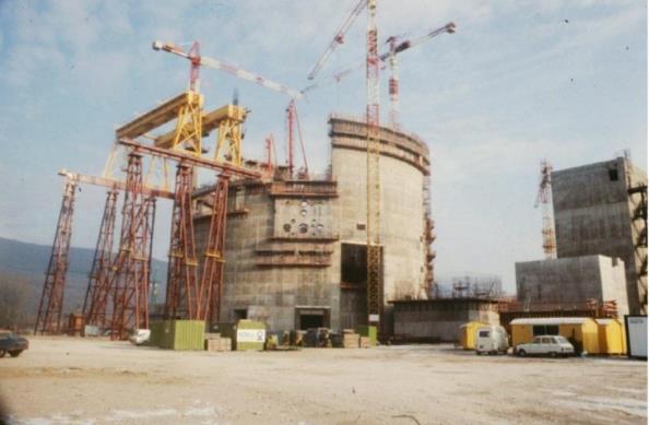 Reactor Block The civil engineering work begins on site with